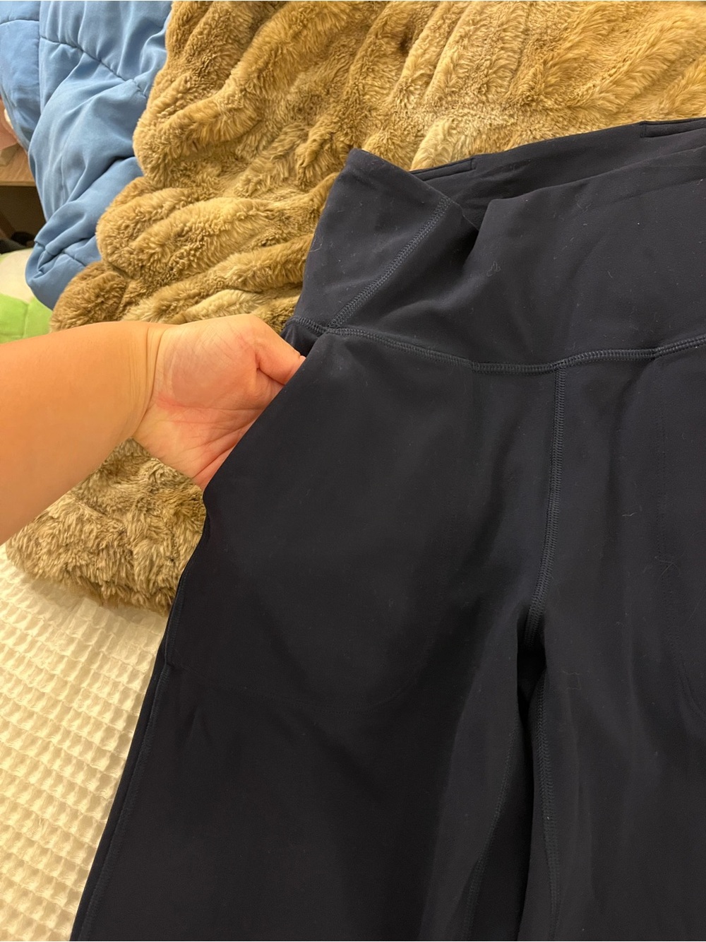 lululemon athletica Black High-Waist Wide-Leg Pants - Picture 2 of 3